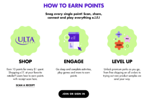 e.l.f's loyalty program